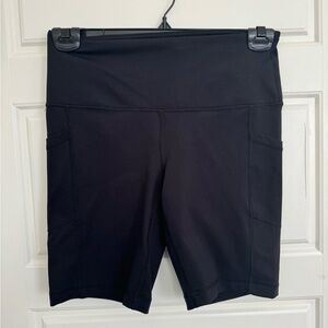 Yogalicious Lux High-Rise Side Pocket Biker Shorts medium